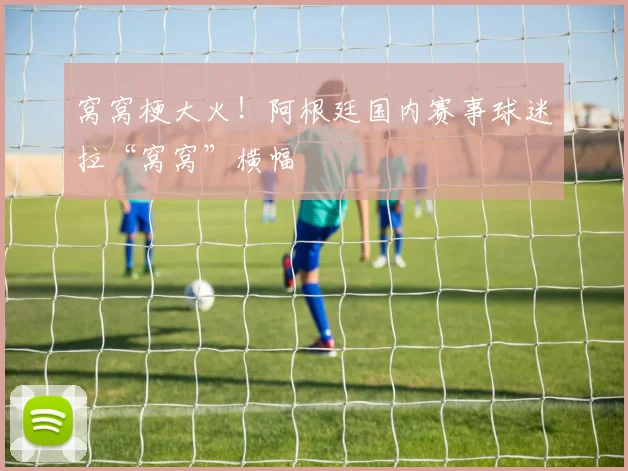 窝窝梗大火！阿根廷国内赛事球迷拉“窝窝”横幅